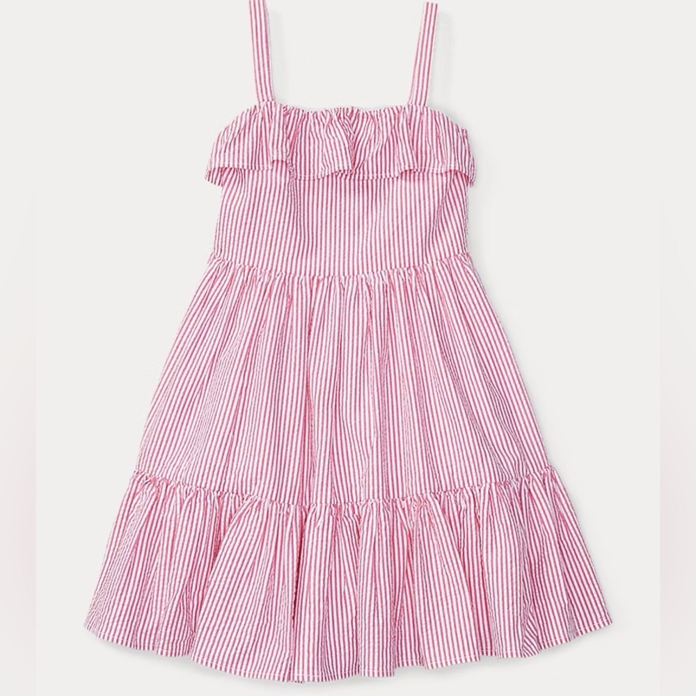POLO RALPH LAUREN seersucker sleeveless dress